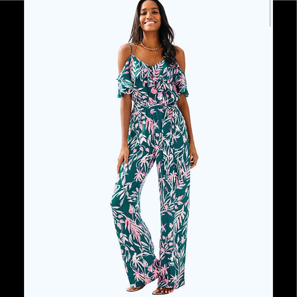🌿NWOT’s Lilly Pulitzer Emilea Jumpsuit. Size Large🌿